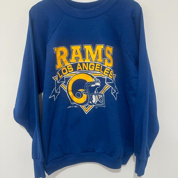LOGO 7 Other - Vintage 80s/90s Los Angeles Rams Crewneck - XL